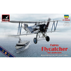 Armory 48002 Fairey Flycatcher British Late w/Jaguar-IV Engine 1:48 Model Kit