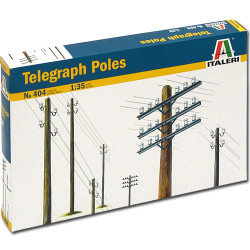 ITALERI Telegraph Poles 404 1:35 Model Kit