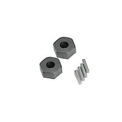 Traxxas TRX1654 Hex Wheel Hubs x2 w/Stub Axle Pins x2 RC Car Spares