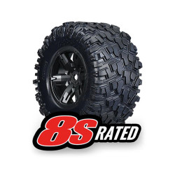 Traxxas 7772X Tyres & Wheels Assembled/Glued Left & Right X-Maxx RC Spares