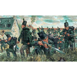ITALERI Napoleonic Wars British Green Jackets 6083 1:72 Figures Kit