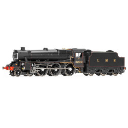 Hornby R30224 LMS, Stanier 5MT 'Black 5', 4-6-0, 5200 - Era 3 Steam Locomotive