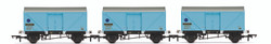 Hornby R60115 12T Fish Van Three Pack BR - Era 6 OO Gauge