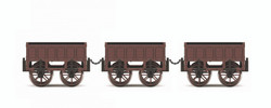 Hornby R60164 L&MR Coal Wagon Pack OO Gauge