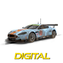 Scalextric Digital Slot Car C4316 Aston Martin DBR9 - Gulf Edition 'Dirty Girl'