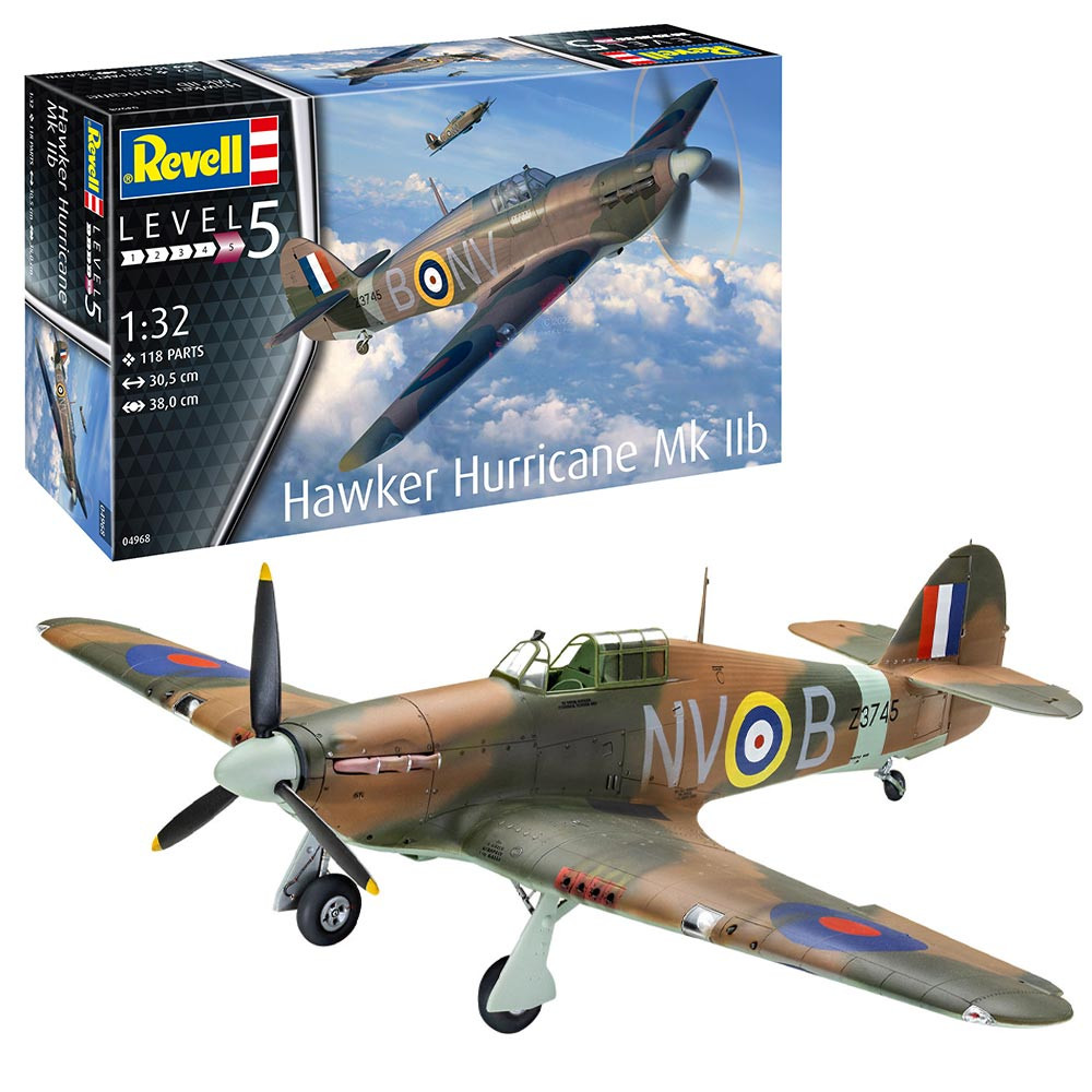 Revell 04968 Hawker Hurricane Mk IIb 1:32 Plane Model Kit - Jadlam Toys &  Models - Buy Toys & Models Online