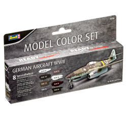 Revell 36200 Model Colour German Aircraft WWII 8 Paints Set