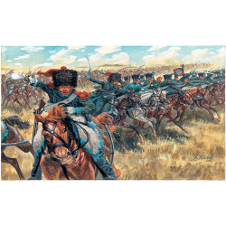 ITALERI Napoleonic Wars French Light Cavalry 6080 1:72 Figures Kit