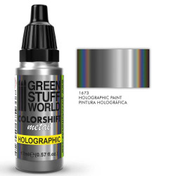 Green Stuff World Holographic Chameleon Colorshift Metal Model Paint 17ml 1673