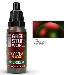 Green Stuff Evil Forest Chameleon Model Paint 17ml 1674