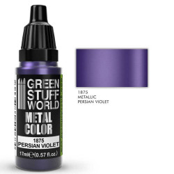 Green Stuff World Persian Violet Metallic Model Paint 17ml 1875