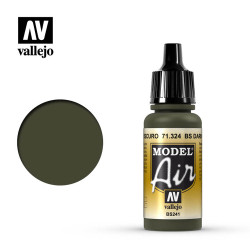 Vallejo Model Air - BS Dark Green 18ml Model Paint 71324