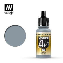 Vallejo Model Air - Dark Ghost Grey 18ml Model Paint 71120