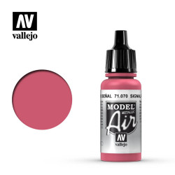 Vallejo Model Air - Signal Red (Metallic) 18ml Model Paint 71070