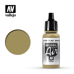 Vallejo Model Air - Bright Brass (Metallic) 18ml Model Paint 71067