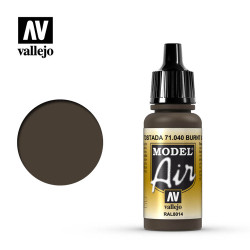 Vallejo Model Air - Burnt Umber 18ml Model Paint 71040