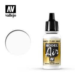 Vallejo Model Air - White 17ml Model Paint 71001