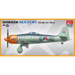 PM Model 232 Hawker Sea Fury FB-51 Dutch Navy/FB-11 Canadian Navy 1:72 Model Kit