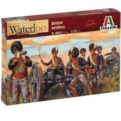 ITALERI Waterloo British Artillery 6041 1:72 Figures Model Kit
