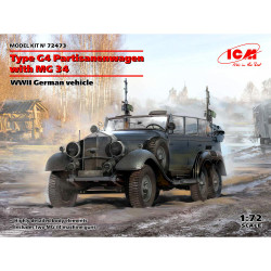 ICM 72473 German WWII Type G4 Partisanenwagen w/MG 34 1:72 Plastic Model Kit