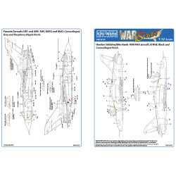 Kits World Hawker Siddeley/BAe Hawk RAF Aicraft 1:32 132153 Decal Sheets