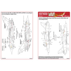 Kits World Hawker Siddeley/BAe Hawk RAF Aicraft 1:48 148216 Decal Sheets