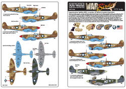 Kits World Supermarine Spitfire Mk.V USAAF WWII Decals 1:72 Model Kits