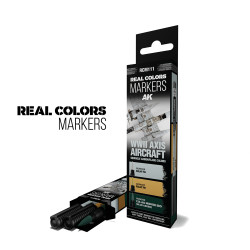 AK Interactive Real Colours Markers WWII Axis Aircraft Squiggle Camo RCM111