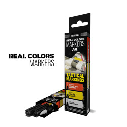 AK Interactive Real Colours Markers - Tactical Markings - Set of 3 RCM106