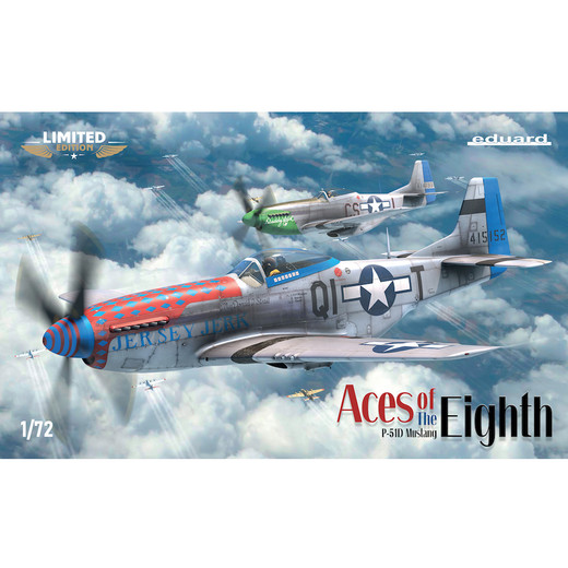 Eduard 2147 Aces of the Eighth P-51D Dual Combo 1:72 Model Kit - Jadlam ...