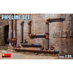Miniart 35652 Pipeline Sections & Valves 1:35 Diorama Model Kit