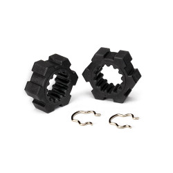 Traxxas X-Maxx Wheel Hubs Hex x2 w/Clips RC Car Spares 7756