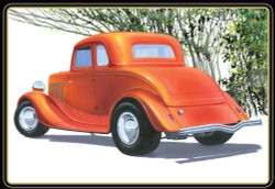 AMT 1384 1934 Ford Street Rod 5-Window Coupe 1:25 Model Kit