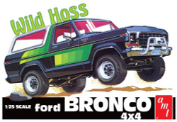 AMT 1304 1978 Ford Bronco 4x4 "Wild Hoss" 1:25 Model Kit