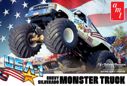 AMT 1252M USA-1 Chevy Silverado Monster Truck 1:25 Model Kit