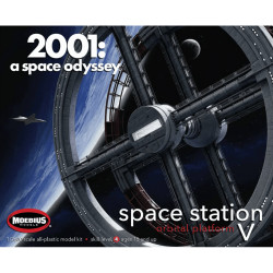 Moebius Models 2001: A Space Odyssey Space Station V 1:2600 Model Kit