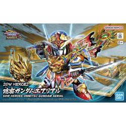 Bandai SDW Heroes Onmitsu Gundam Aerial Gunpla Kit 65723