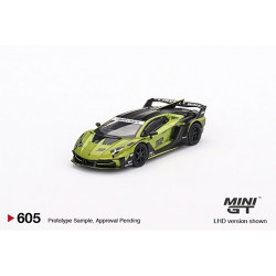 MiniGT Lamborghini LB-Silhouette Works Aventador GT Evo Lime 1:64 MGT00605-R