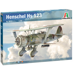 Italeri 2819 Henschel  Hs123 1:48 Plastic Model Aircraft Kit