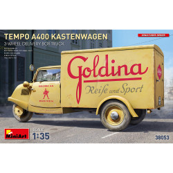 Miniart 38053 Tempo A400 Kastenwagen 3-Wheel Box Truck 1:35 Model Kit