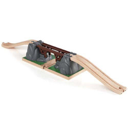 BRIO 33391 Collapsing Bridge for Wooden Train Set