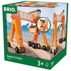 BRIO 33732 Gantry Crane for Wooden Train Set