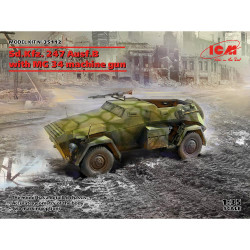 ICM 35112 Sd.Kfz.247 Ausf.B w/MG 34 Machine Gun WWII 1:35 Plastic Model Kit