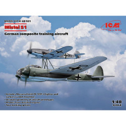 ICM 48101 Mistel S1 Training Aircraft Bf 109F-4 & Ju88A-4 1:48 Plastic Model Kit