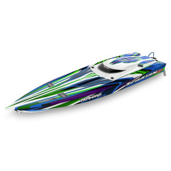 Traxxas Spartan SR VXL 36in 1:10 RTR Brushless RC Race Boat - Green