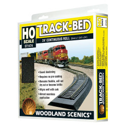 Woodland Scenics ST1474 HO Track-Bed 24ft Continuous Roll