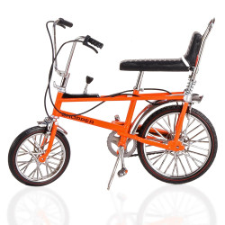 Toyway Chopper Mk1 Bicycle - Orange 1:12 Diecast Model TW41600
