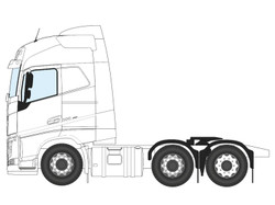 Oxford Volvo FH4 Cab White OD76WHVOLCAB OO Gauge