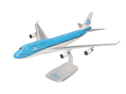 Herpa Snapfit Boeing 747-400M KLM PH-BFW City of Shanghai 1:250 HA611442-001