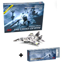 ICM Ghost of Kyiv MiG-29 1:72 Model & Paint Set